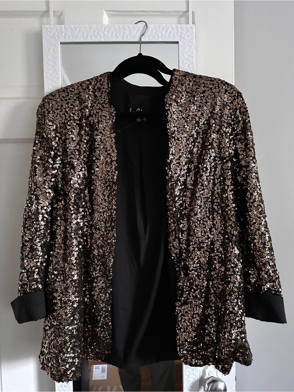 Sam Edelman Bronze Sequin Blazer